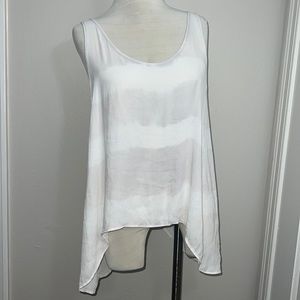 Free People Washed Away Open Back Knot Tie Loose Sleeveless Tank Top Siz…